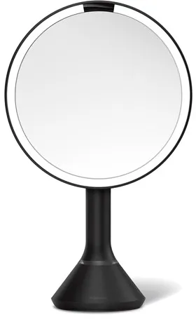 Simplehuman Sensor-peili kosketusohjauksella, kirkkauden säädöllä ja kaksoisvalotilalla, musta